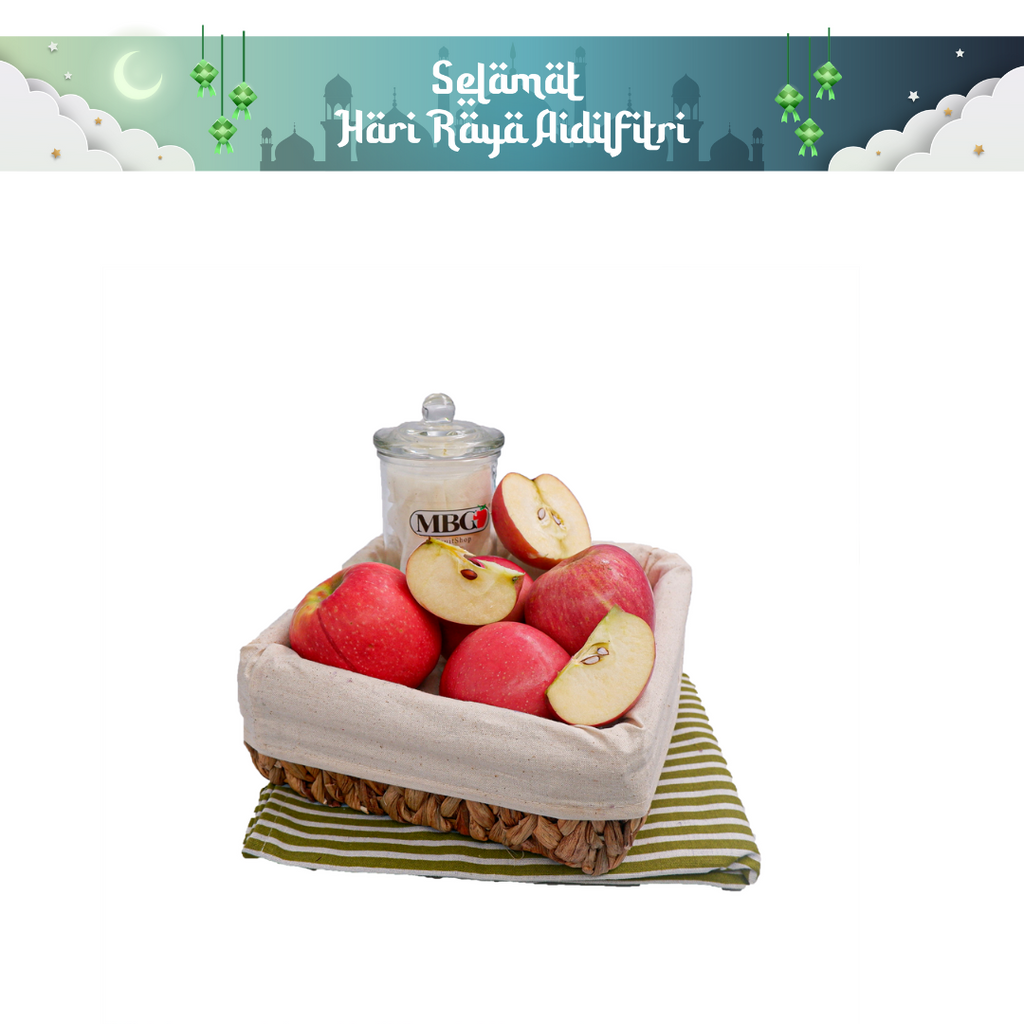 2 Pcs x China Red Apple Fuji (M)-Apples Pears-MBG Fruit Shop