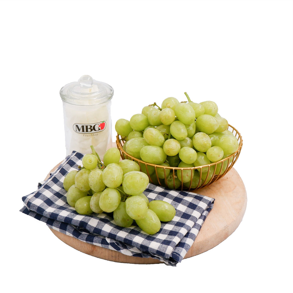 (Air Flown) USA Sweet Bella Green Grape [500g/Pack]-Grapes-MBG Fruit Shop