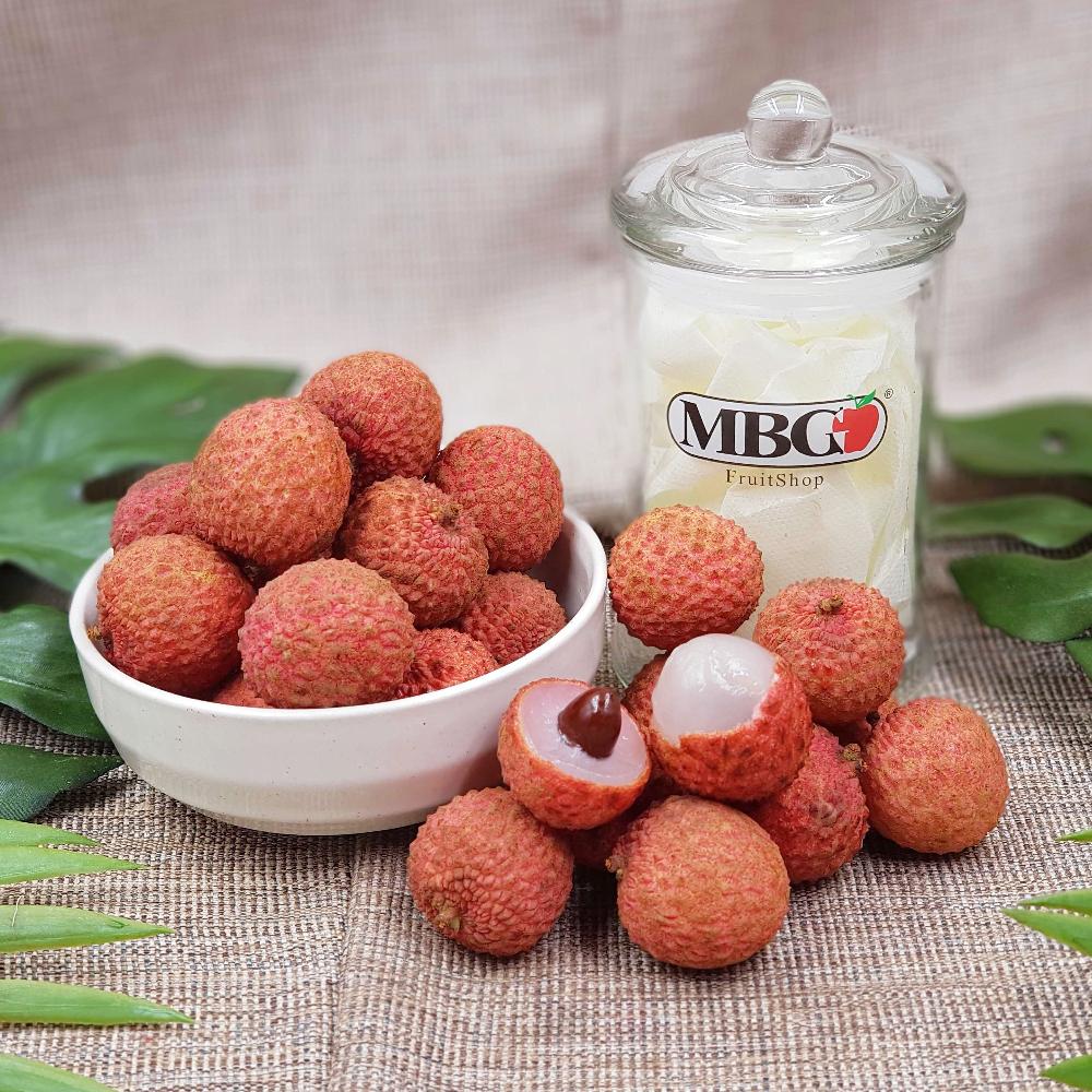 Australia Hansens KwaiMayPink Lychee [500g/Pack]-Stone Fruits-MBG Fruit Shop