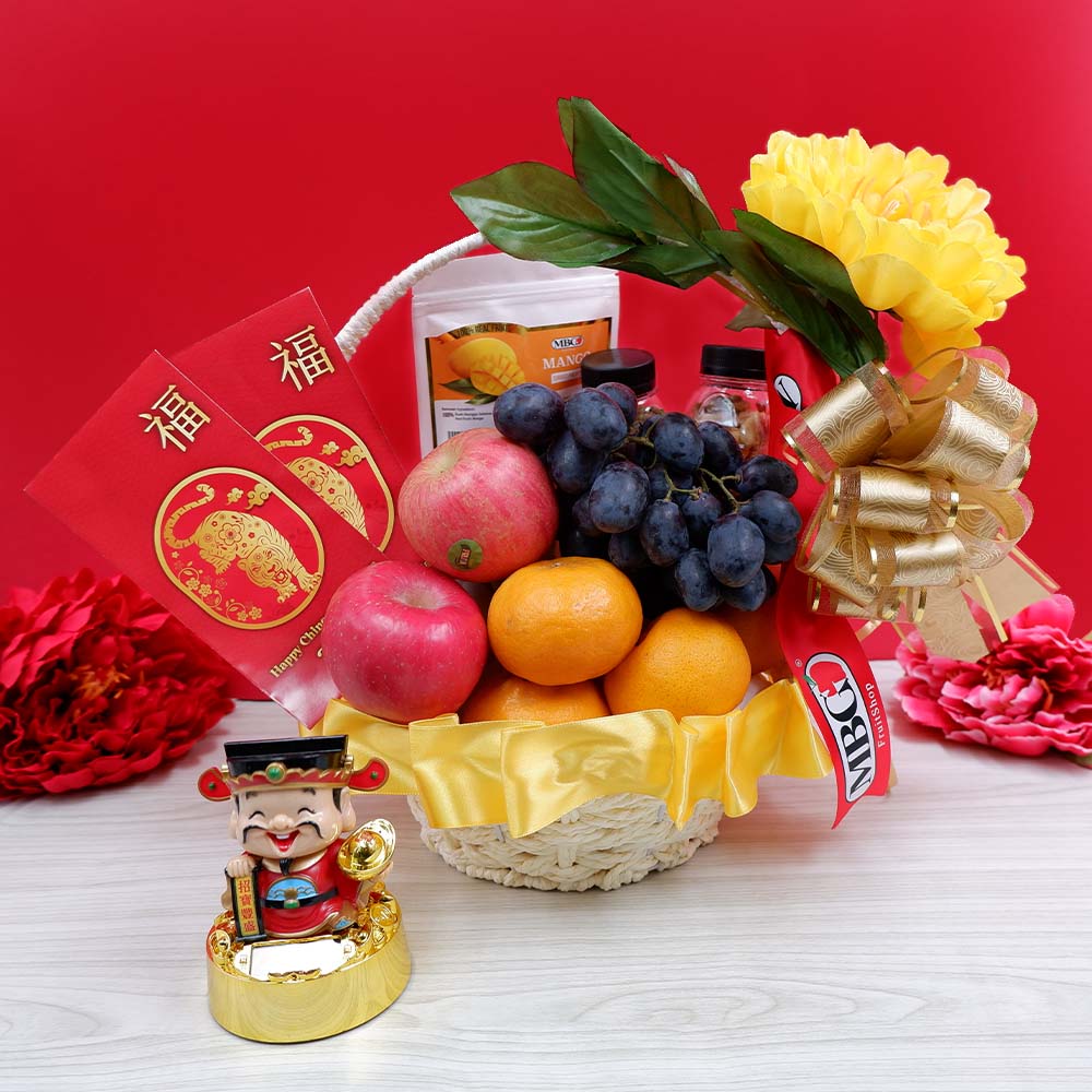 CNY Golden Fortune Basket S (6 Types of Fruits)-CNY Special-MBG Fruit Shop