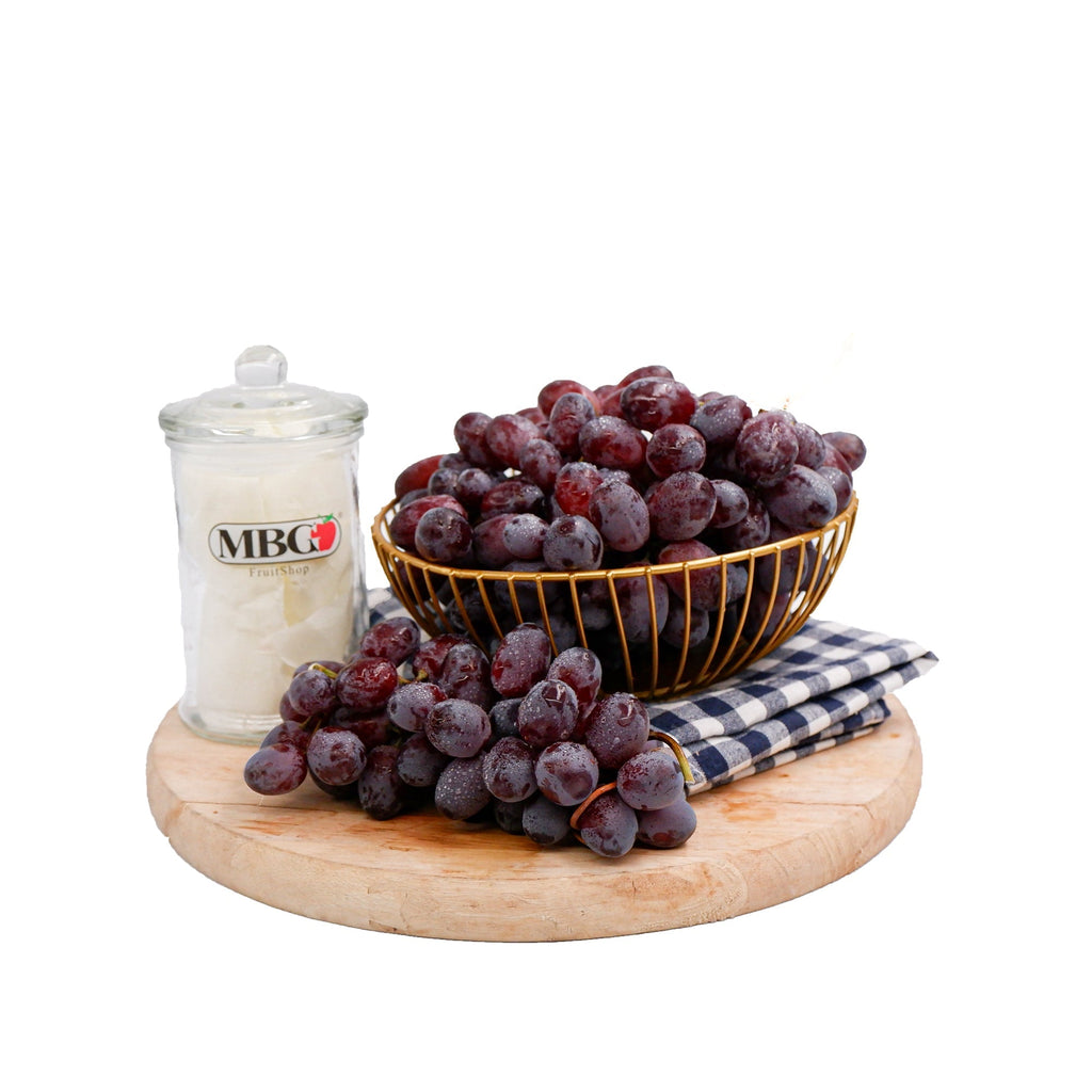 China Crimson Grapes [500G/Pack]-Grapes-MBG Fruit Shop