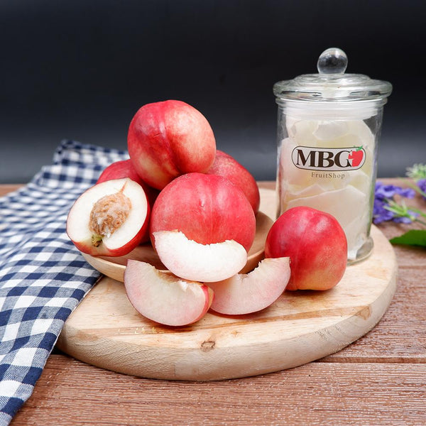 China White Nectarine (M)[800g/Pack]-Stone Fruits-MBG Fruit Shop