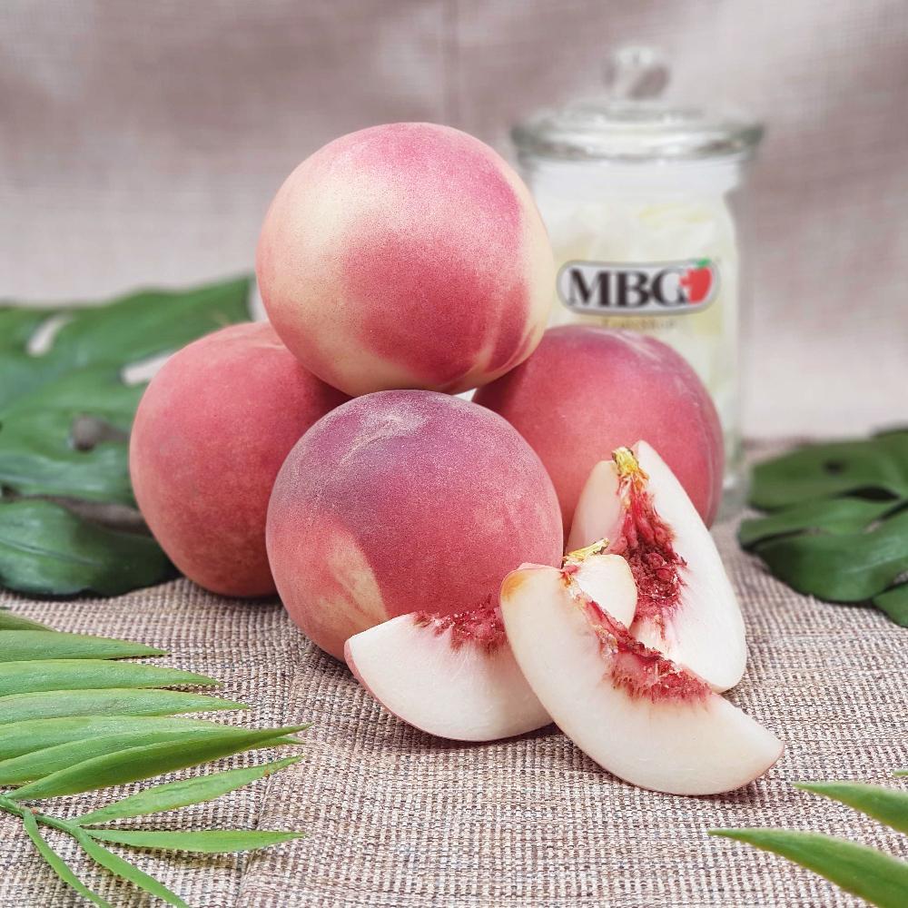 China White Peach (L) [3Pcs/Pack]-Stone Fruits-MBG Fruit Shop