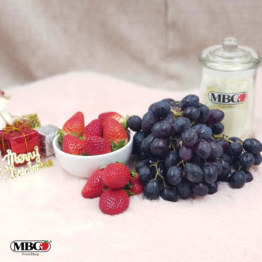 Christmas Mix Combo -Strawberry & Black Grape-Xmas Special-MBG Fruit Shop