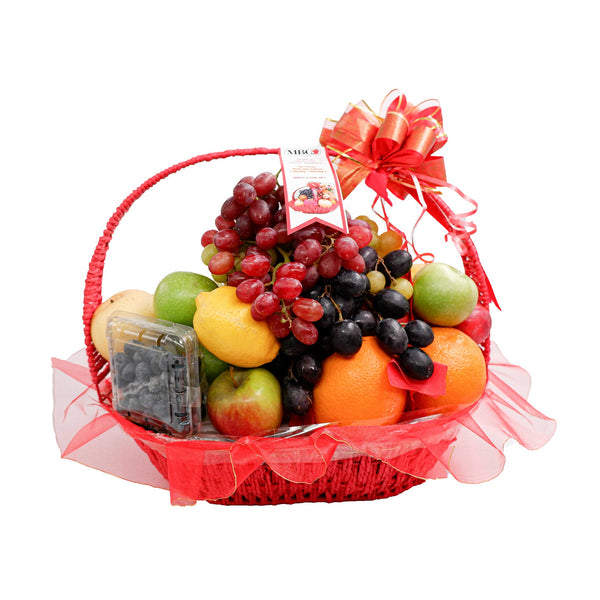 Deluxe Fruit Basket (10 Types of Fruits)-Fruit Basket-MBG Fruit Shop