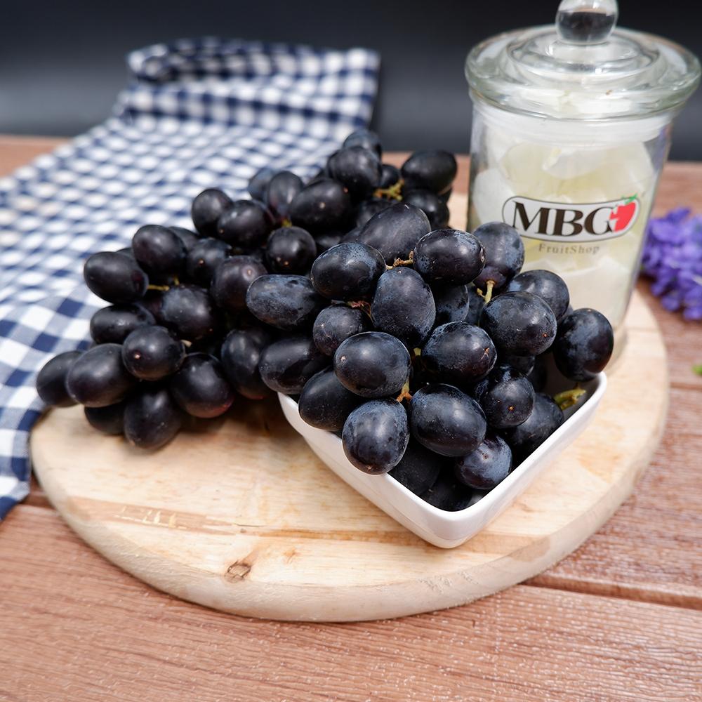 Egypt Agrovalley Black Magic Grape [500g/Pack]-Grapes-MBG Fruit Shop