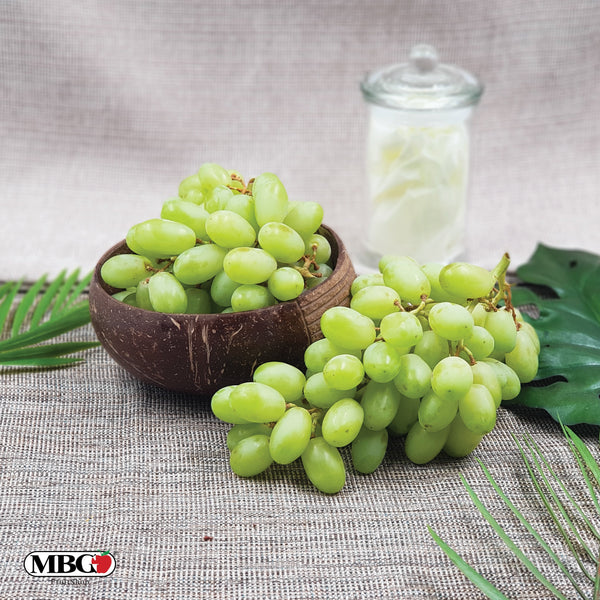 Egypt Arra Green Grape [500g/Pack]-Grapes-MBG Fruit Shop