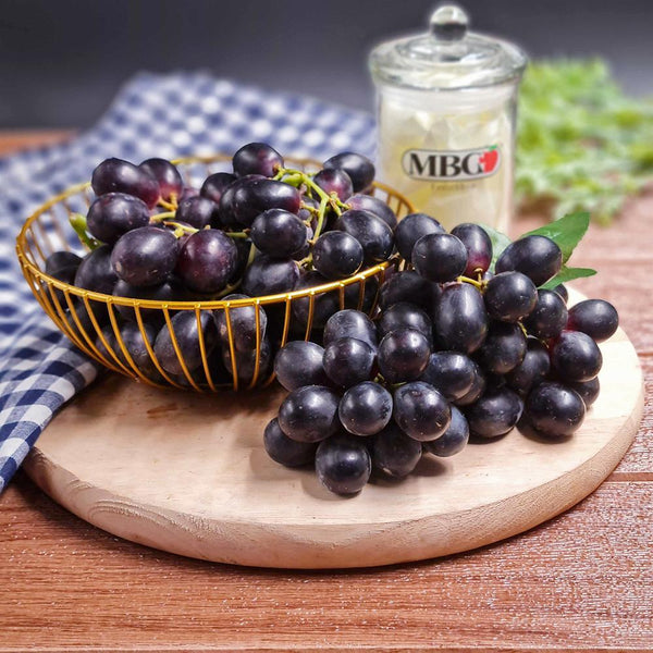 Egypt Melody Black Grape [500g/Pack]-Grapes-MBG Fruit Shop