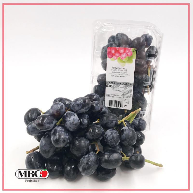 Egypt Midnight Beauty Black Grape [500g/Pack]-Grapes-MBG Fruit Shop