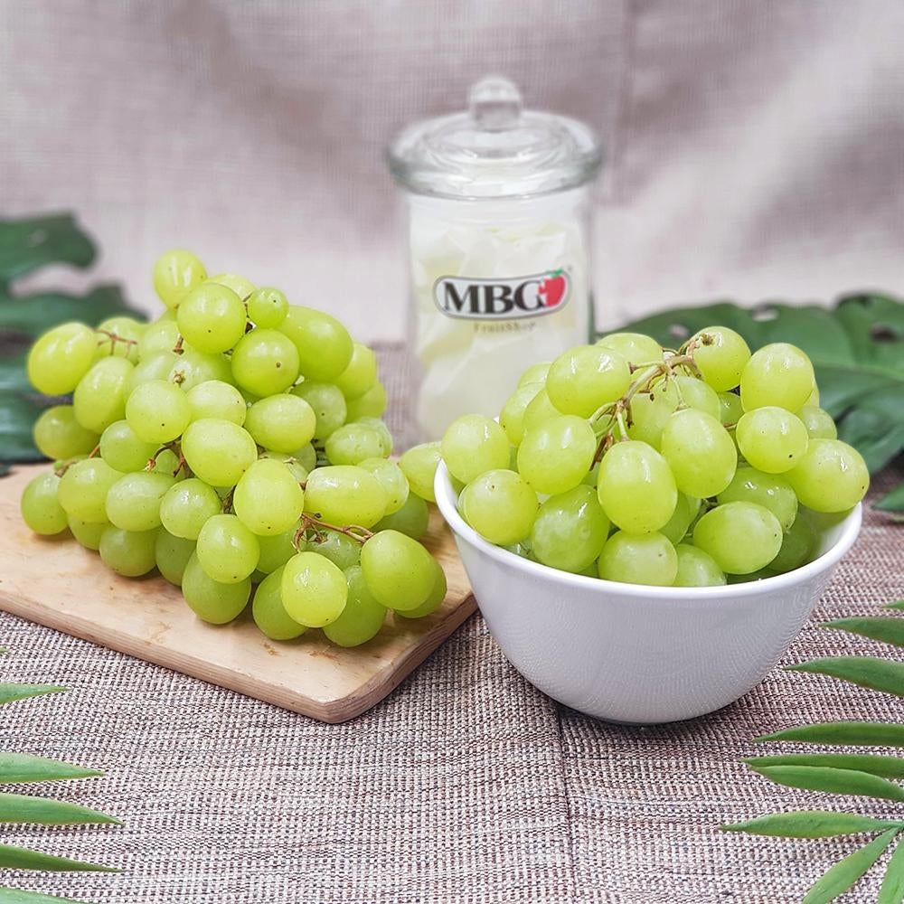 Egypt Seedless Green Grapes [500G/Pack]-Grapes-MBG Fruit Shop
