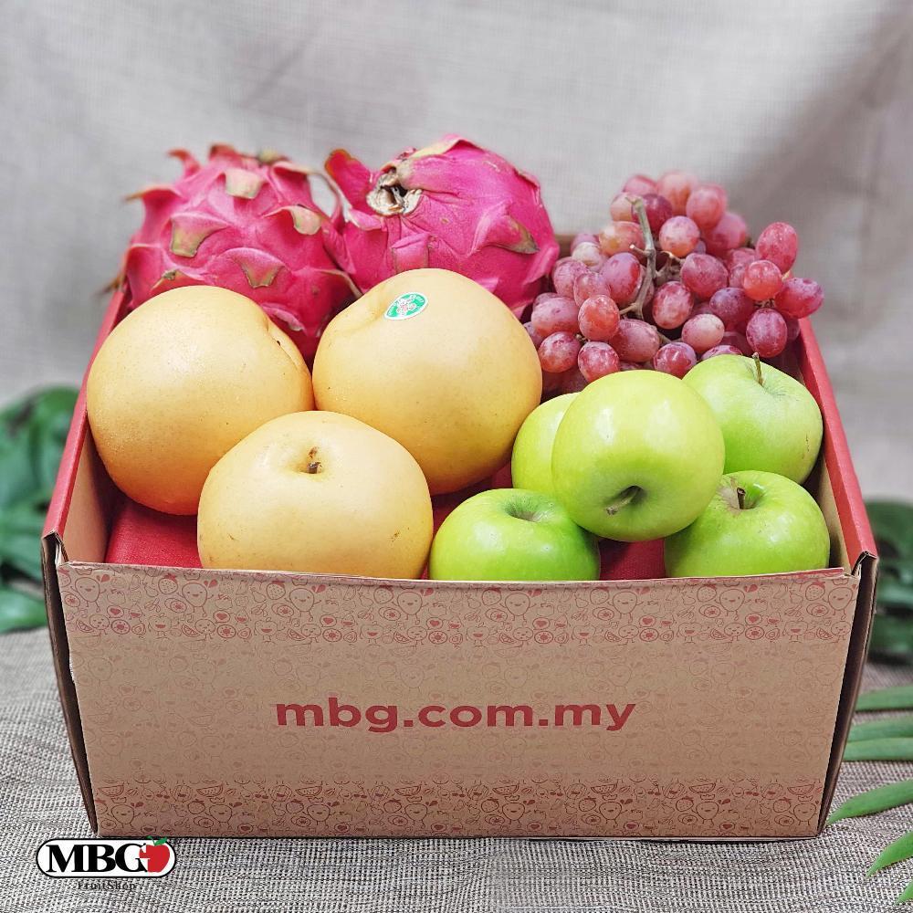 Festive Box 1 (4 Types of Fruits)-Fruit Box-MBG Fruit Shop