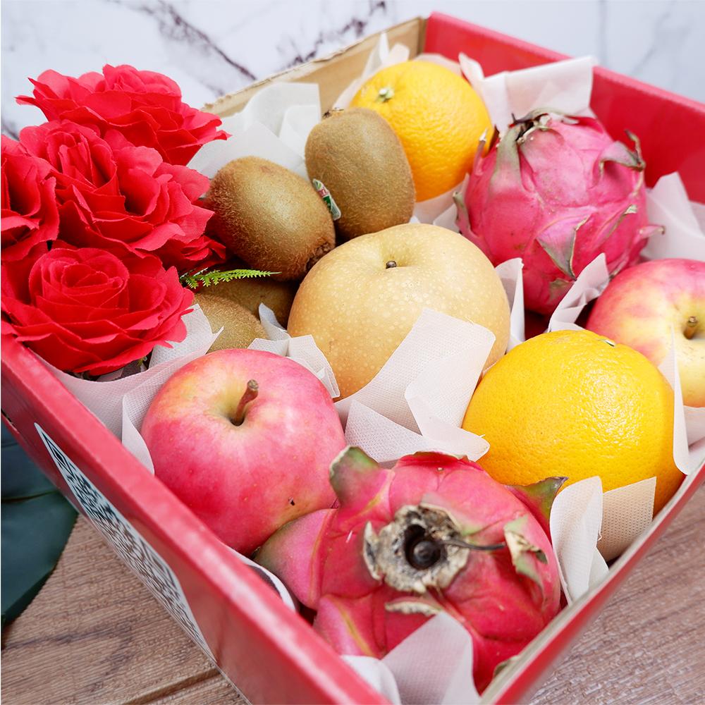 Flower Gift Box-Fruit Box-MBG Fruit Shop