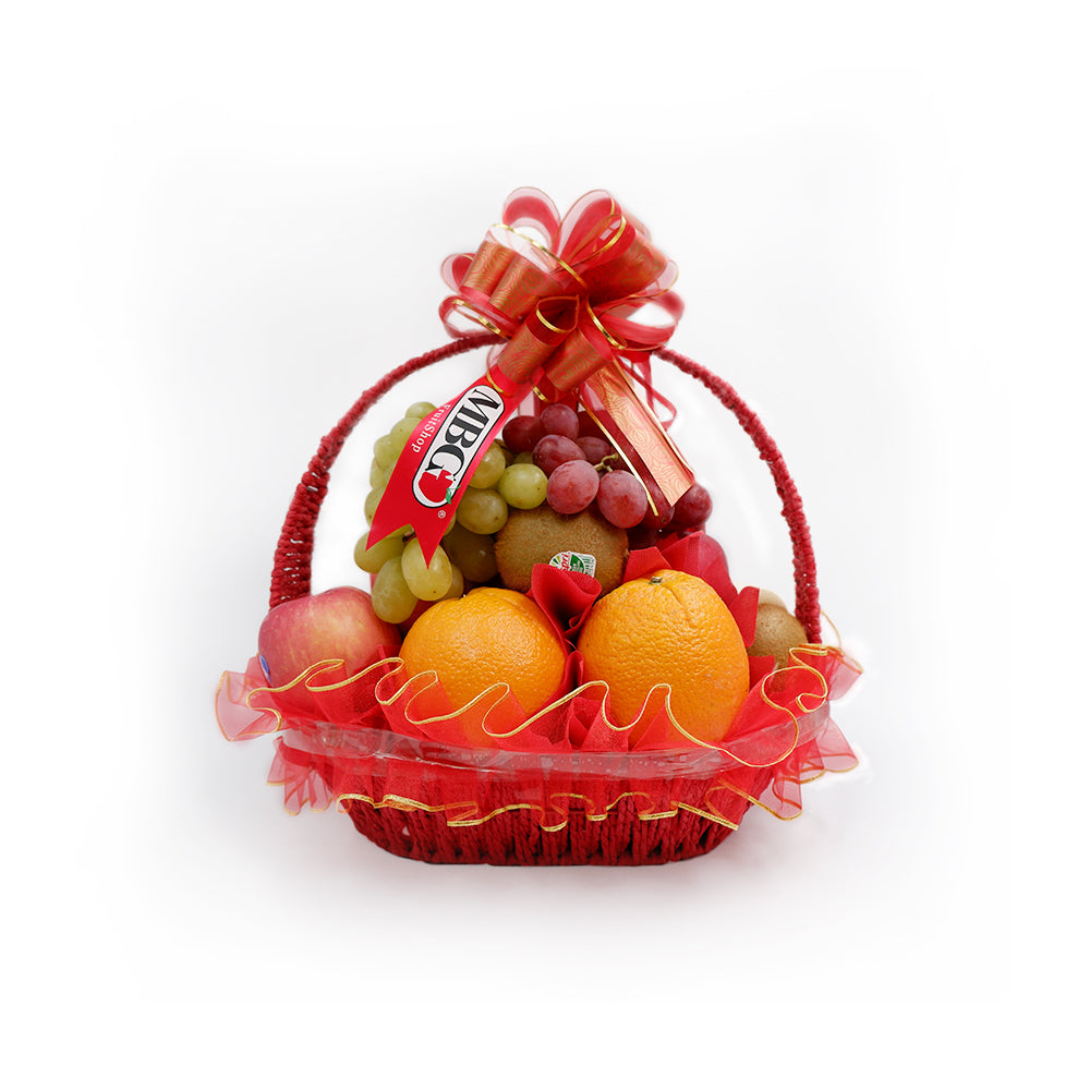Hello Fruit Basket (7 Types of Fruits)-Fruit Basket-MBG Fruit Shop