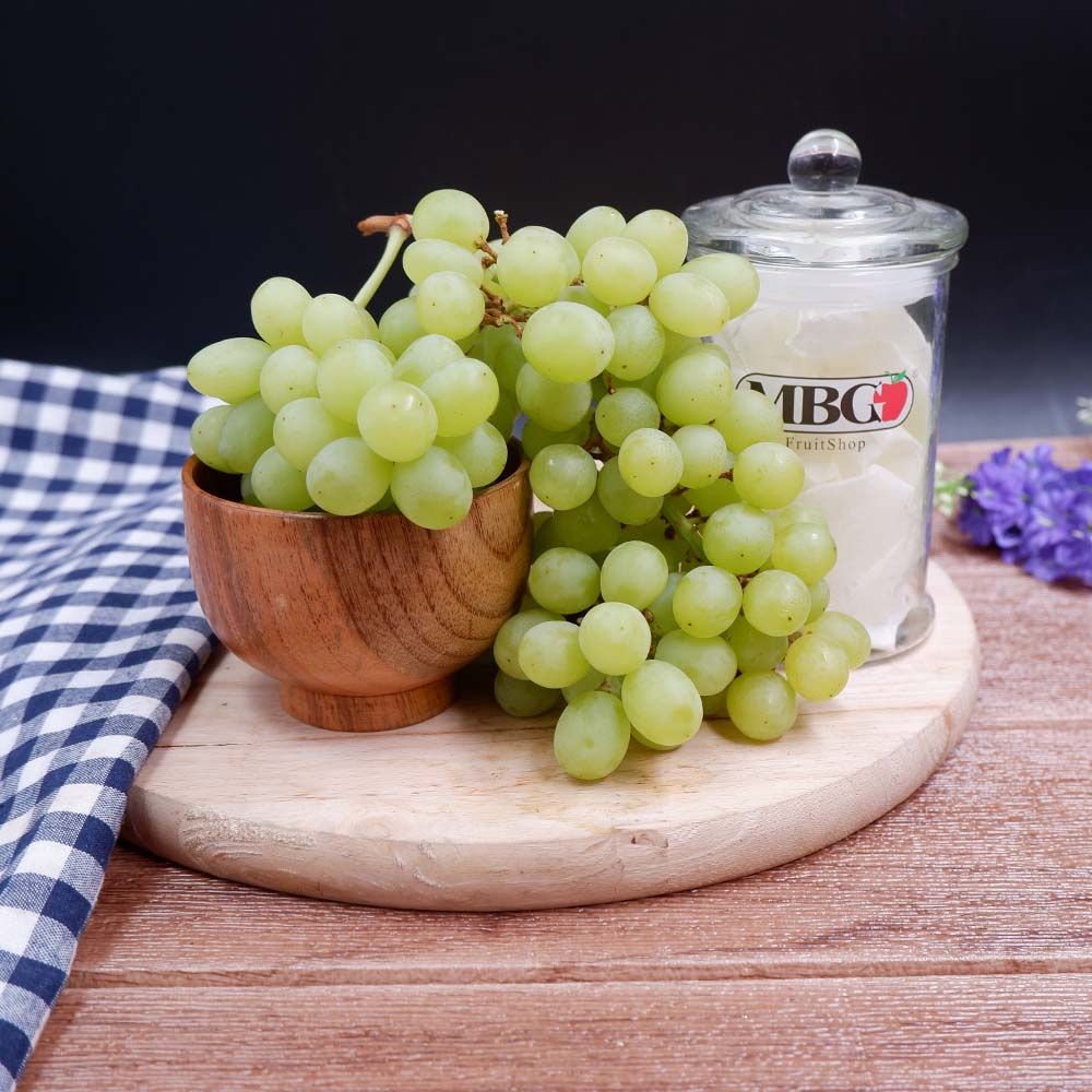 India Magnus Thompson Green Grapes [500G/Pack]-Grapes-MBG Fruit Shop