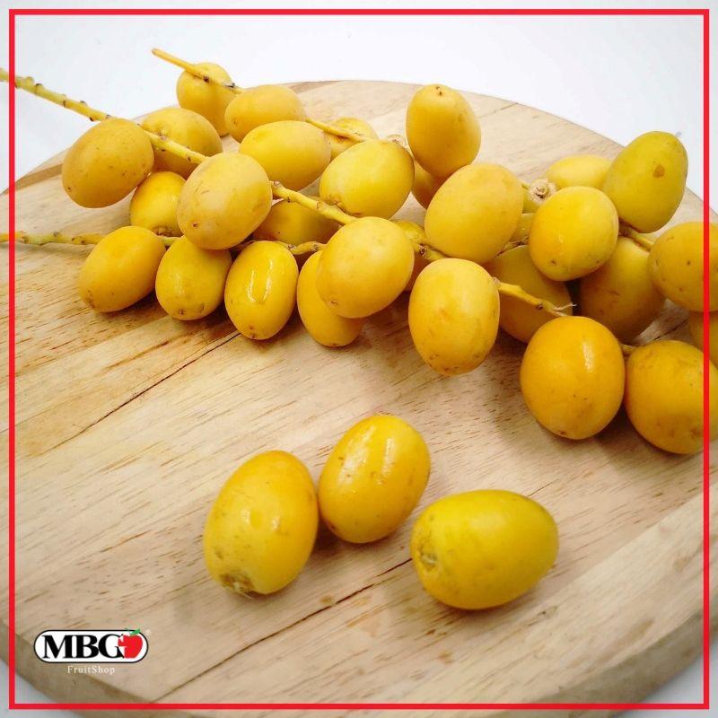 India Yellow Fresh Dates Barhi [500G/Pack]-Stone Fruits-MBG Fruit Shop