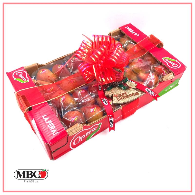 Italy Opera Max-Red Bartlett Pear Xmas Pack [32Pcs/Carton]-Xmas Special-MBG Fruit Shop