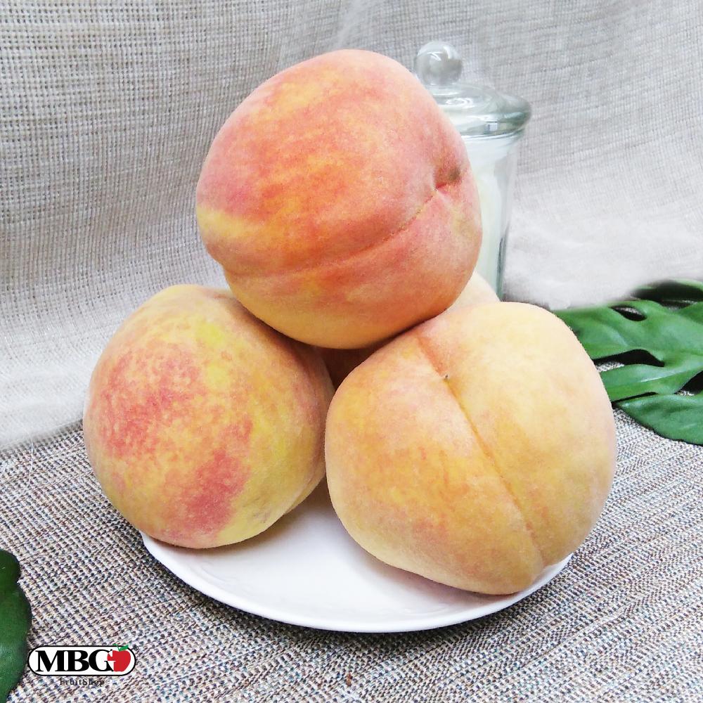 Korea Golden Peach [2Pcs/pack]-Stone Fruits-MBG Fruit Shop