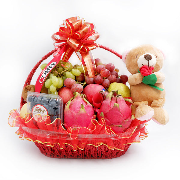 Loving Fruit Basket - Lively (9 Types of Fruits)-Fruit Basket-MBG Fruit Shop