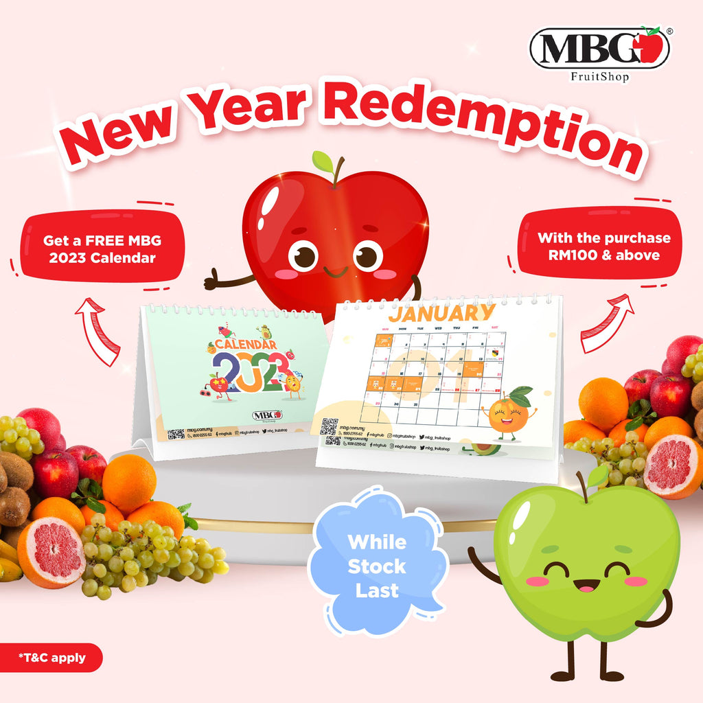 MBG 2023 Fruity Calendar-CNY Special-MBG Fruit Shop