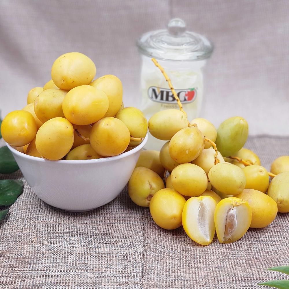 Peru Yellow Fresh Dates Barhi [500G/Pack]-Stone Fruits-MBG Fruit Shop