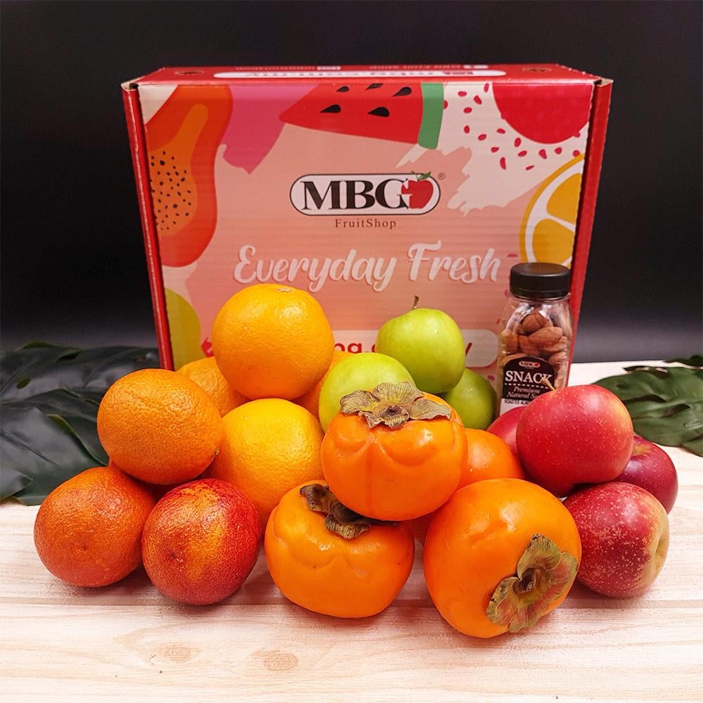Red Garden Fruit Box (6 Types of Fruits)-Fruit Box-MBG Fruit Shop