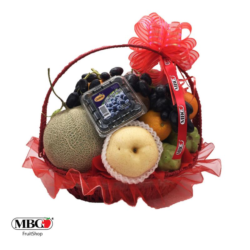 Simple Fruit Basket - Lively (9 Types of Fruits)-Fruit Basket-MBG Fruit Shop