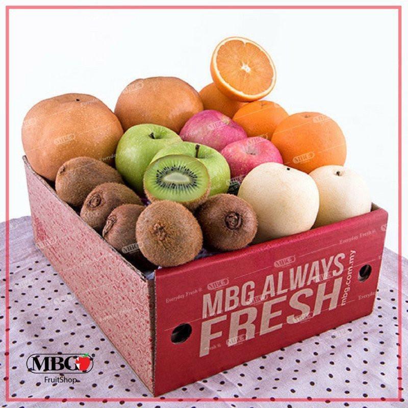 Six Colour FruitBox (6 Types of Fruits) – MBG Fruit Shop