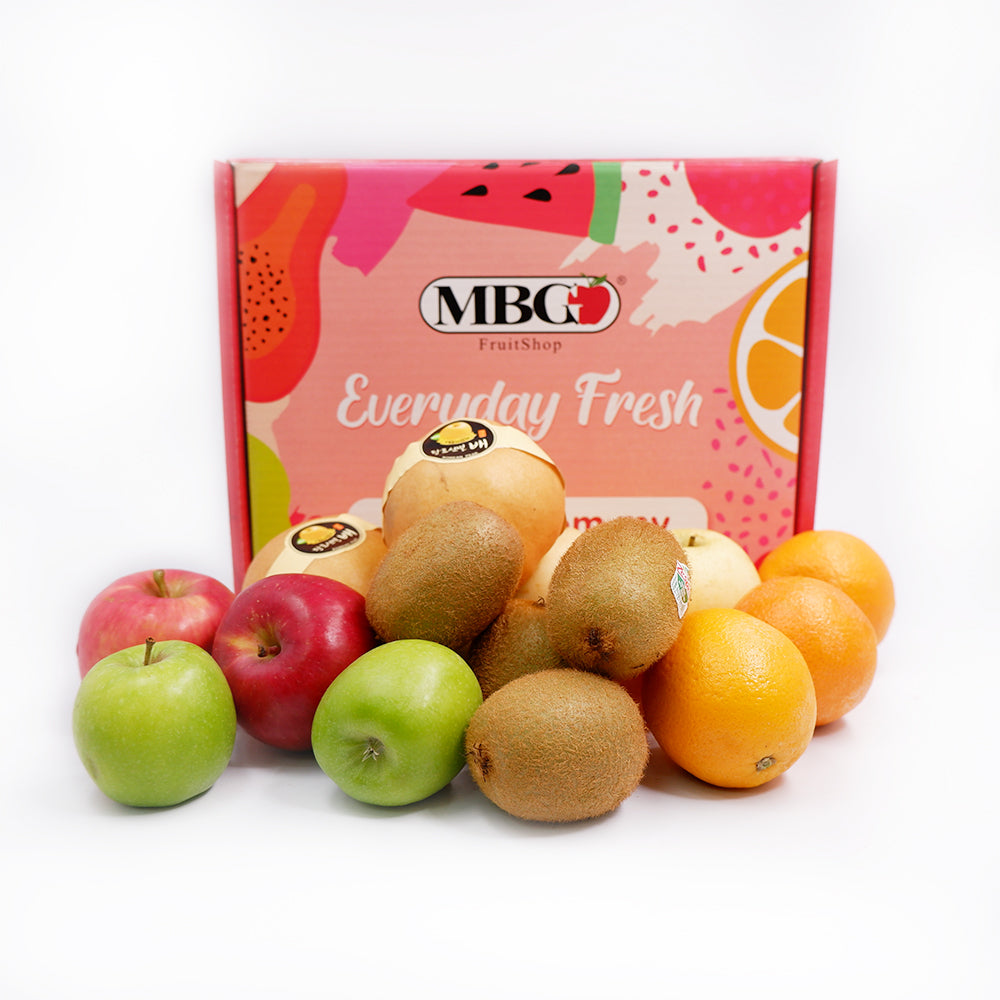 Six Colour FruitBox (6 Types of Fruits)-Fruit Box-MBG Fruit Shop