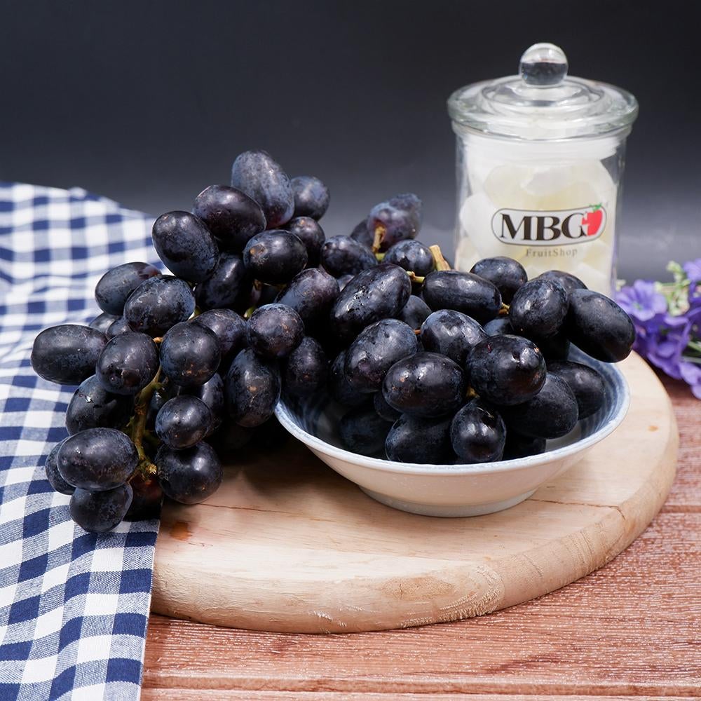 South Africa Sugar 13 Black Grape [500g/Pack]-Grapes-MBG Fruit Shop