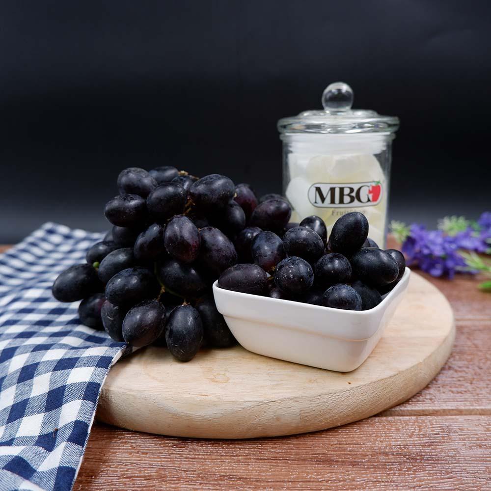 Spain Moyca Black Grape [500g/Pack]-Grapes-MBG Fruit Shop