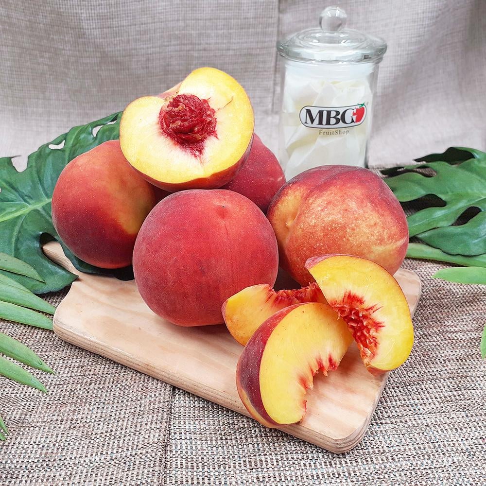 Spain Yellow Peach L (2Pcs/Pack)-Stone Fruits-MBG Fruit Shop