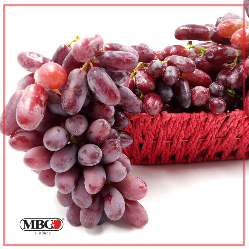 Australia Long Crimson Red Grape [800g/Pack]-Grapes-MBG Fruit Shop