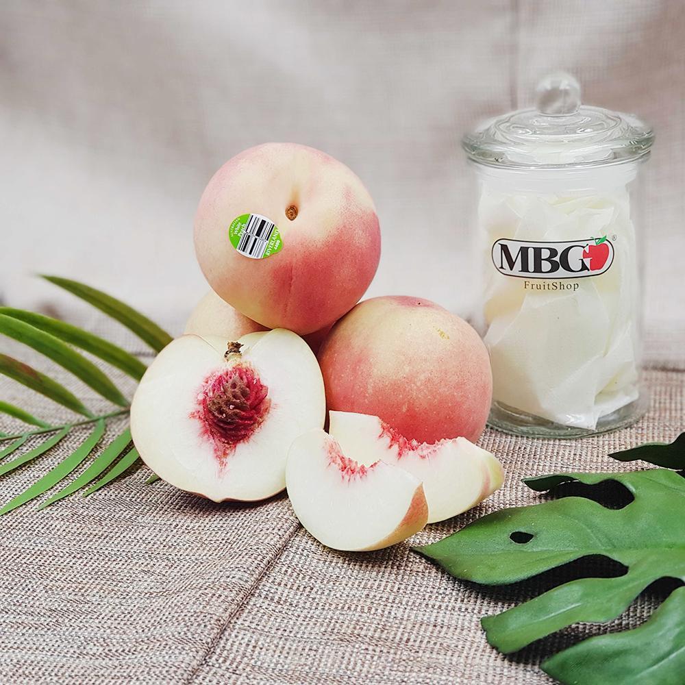 Australia White Peach (XL) [2Pcs/Pack]-Stone Fruits-MBG Fruit Shop