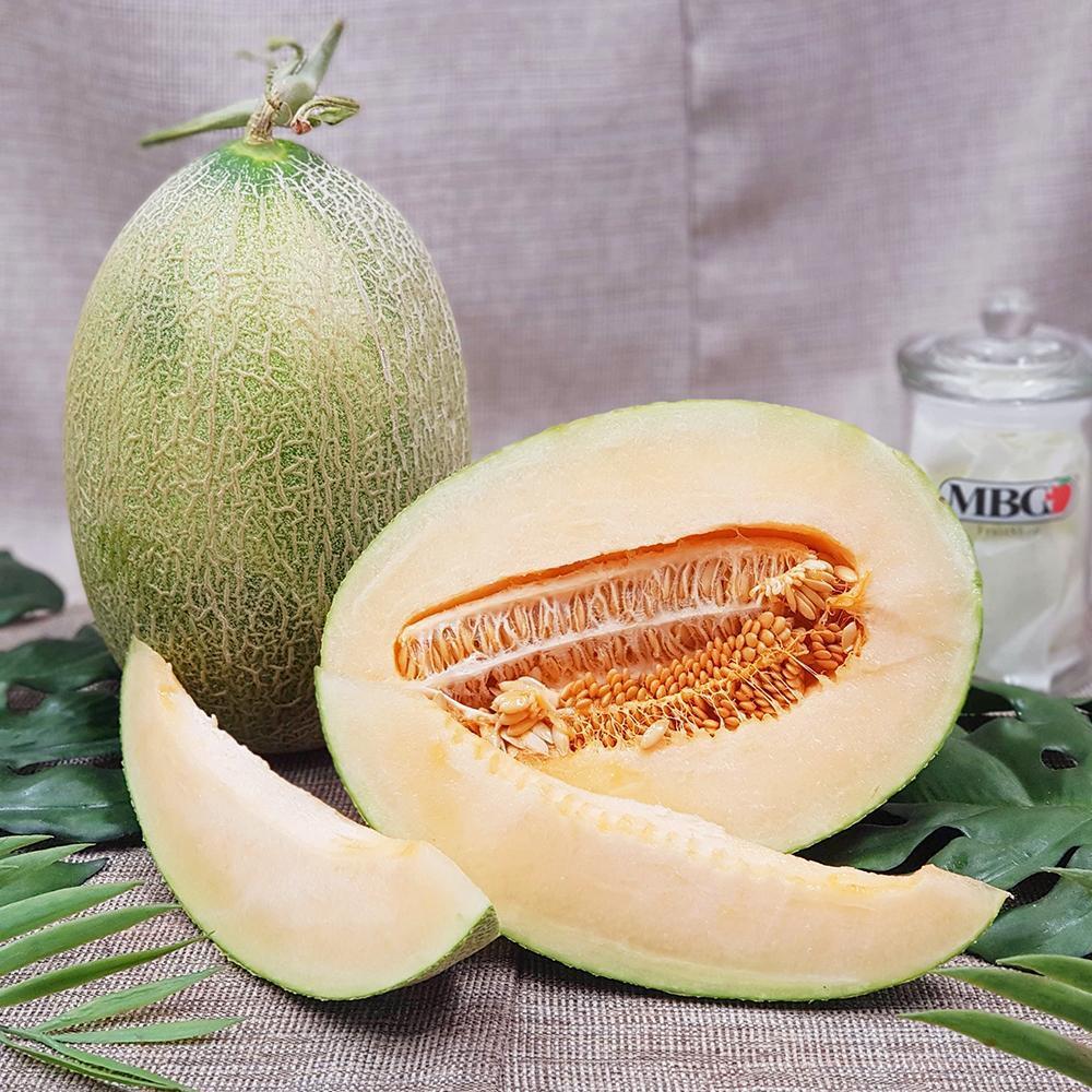 China Hainan Yellow Melon (Orange Flesh)-Exotic Fruits-MBG Fruit Shop