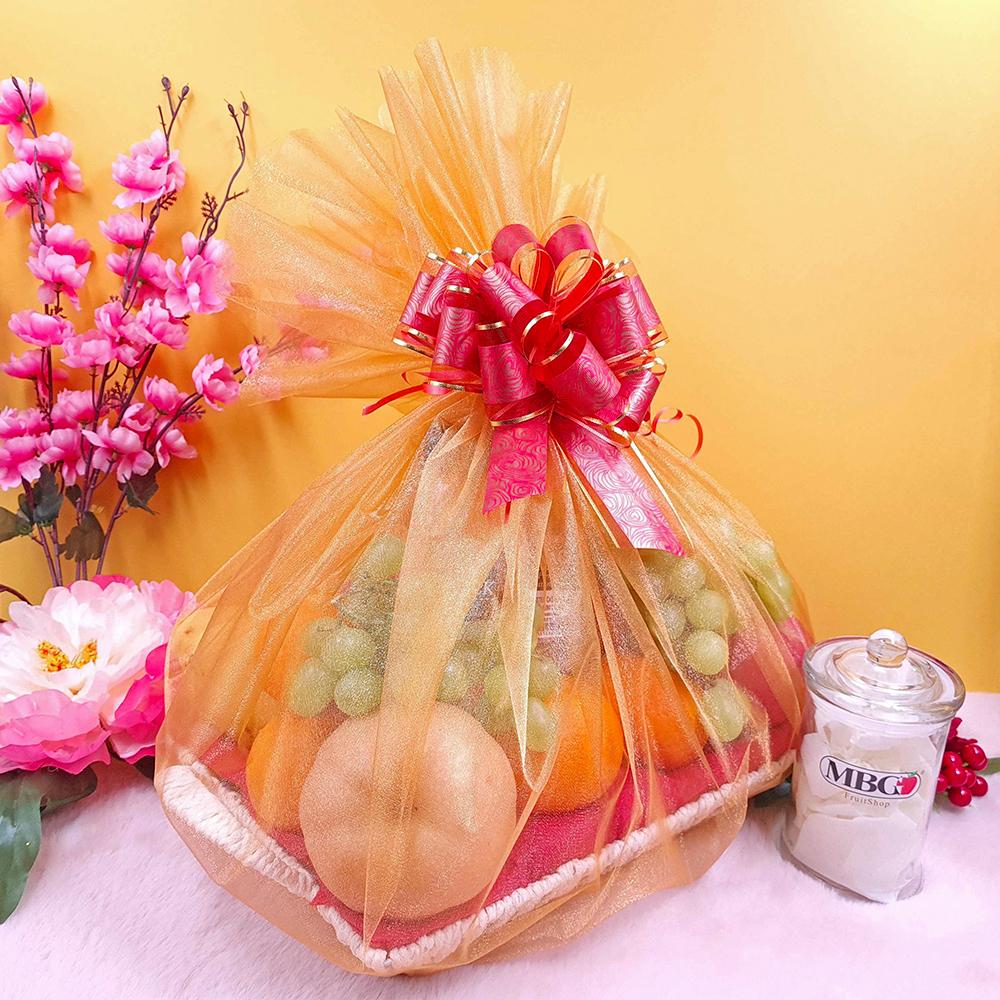 CNY Fortune Fruit Gift Hamper S (7 Types of Fruits)-CNY Special-MBG Fruit Shop