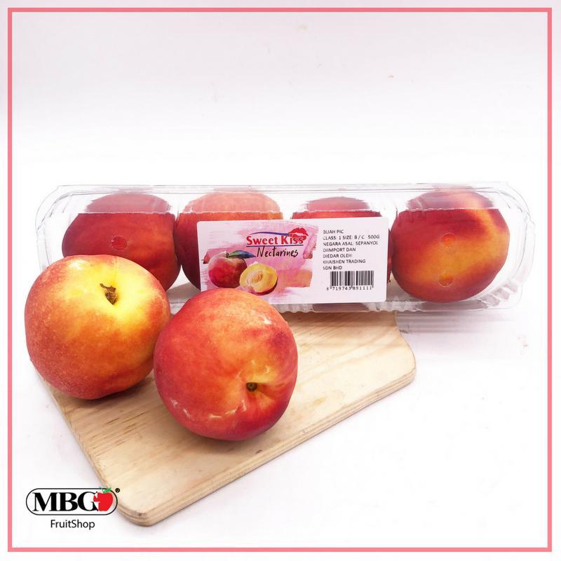Spain Sweet Nectarine (L)(4Pcs/Pack)-Stone Fruits-MBG Fruit Shop