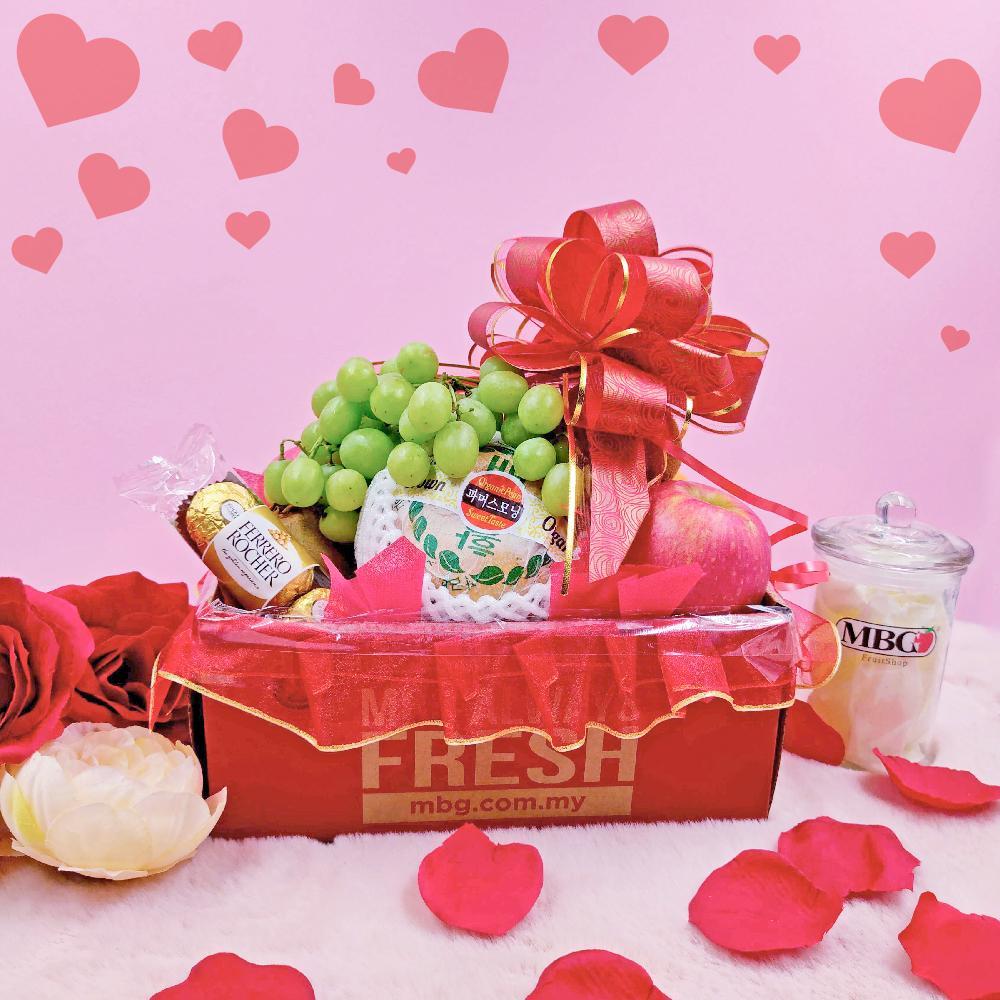 Sweetheart Mini Fruitbox (5 Types of Fruits)-Valentine-MBG Fruit Shop