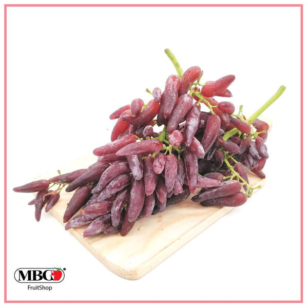 USA Funny Fingers Black Grape (1KG/Pack)-Grapes-MBG Fruit Shop